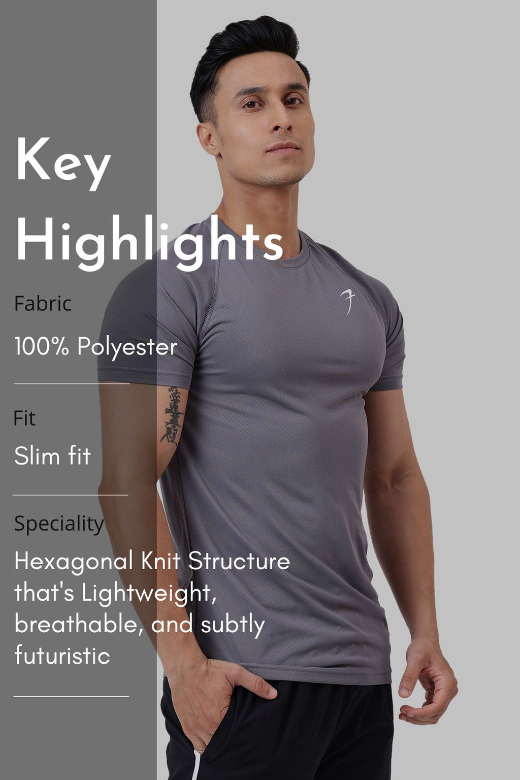 Slate T-Shirt Grey