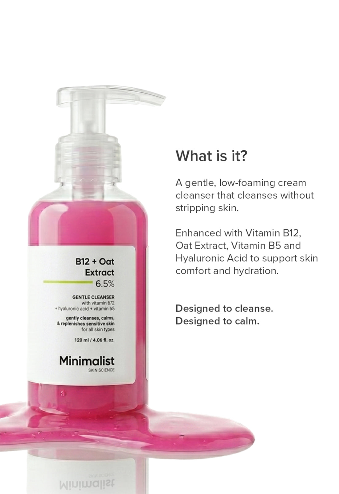 B12 + Oat Extract 6.5% Gentle Cleanser