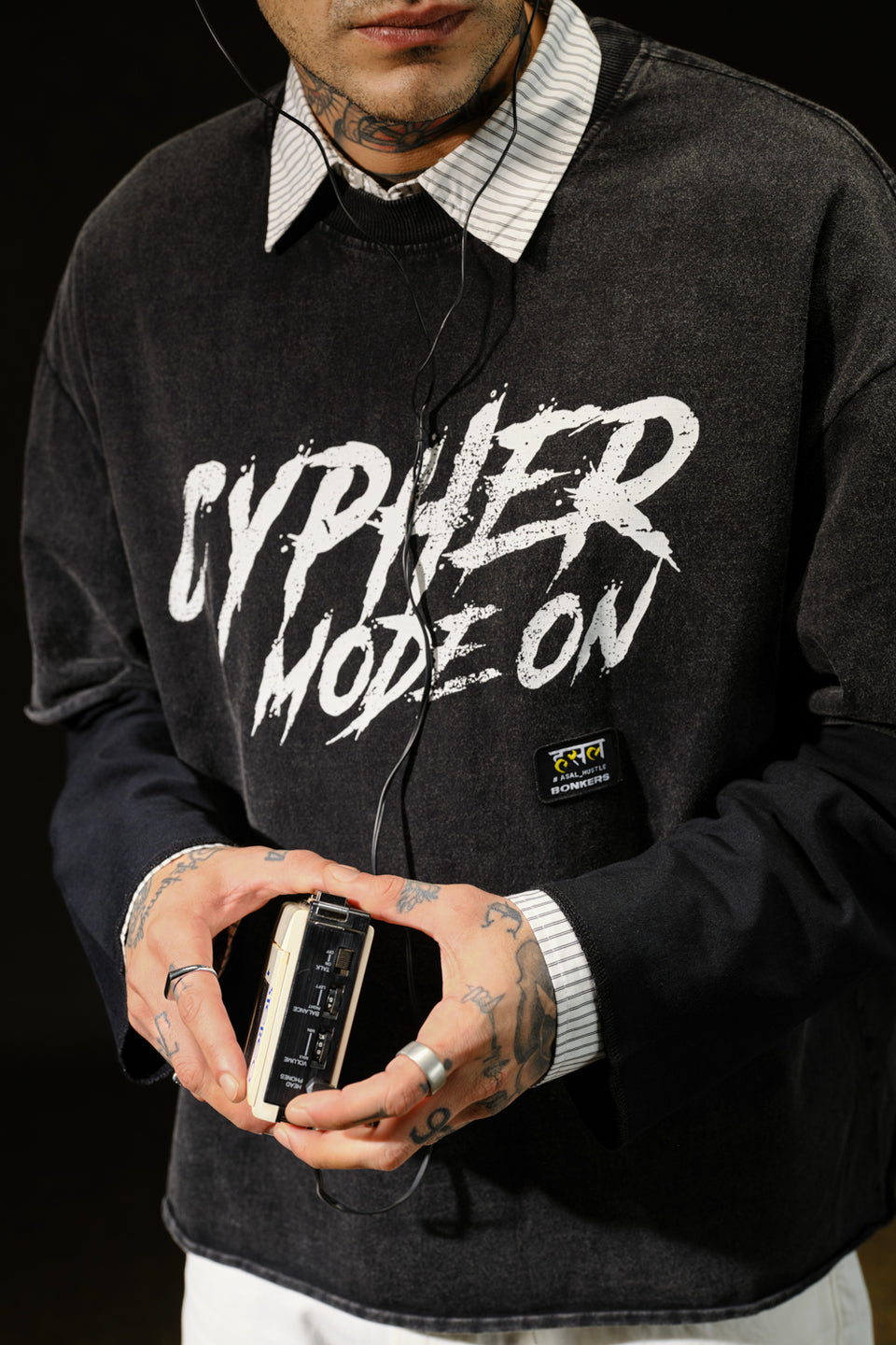 Hustle Cypher Long Sleeve T-shirt OSB3