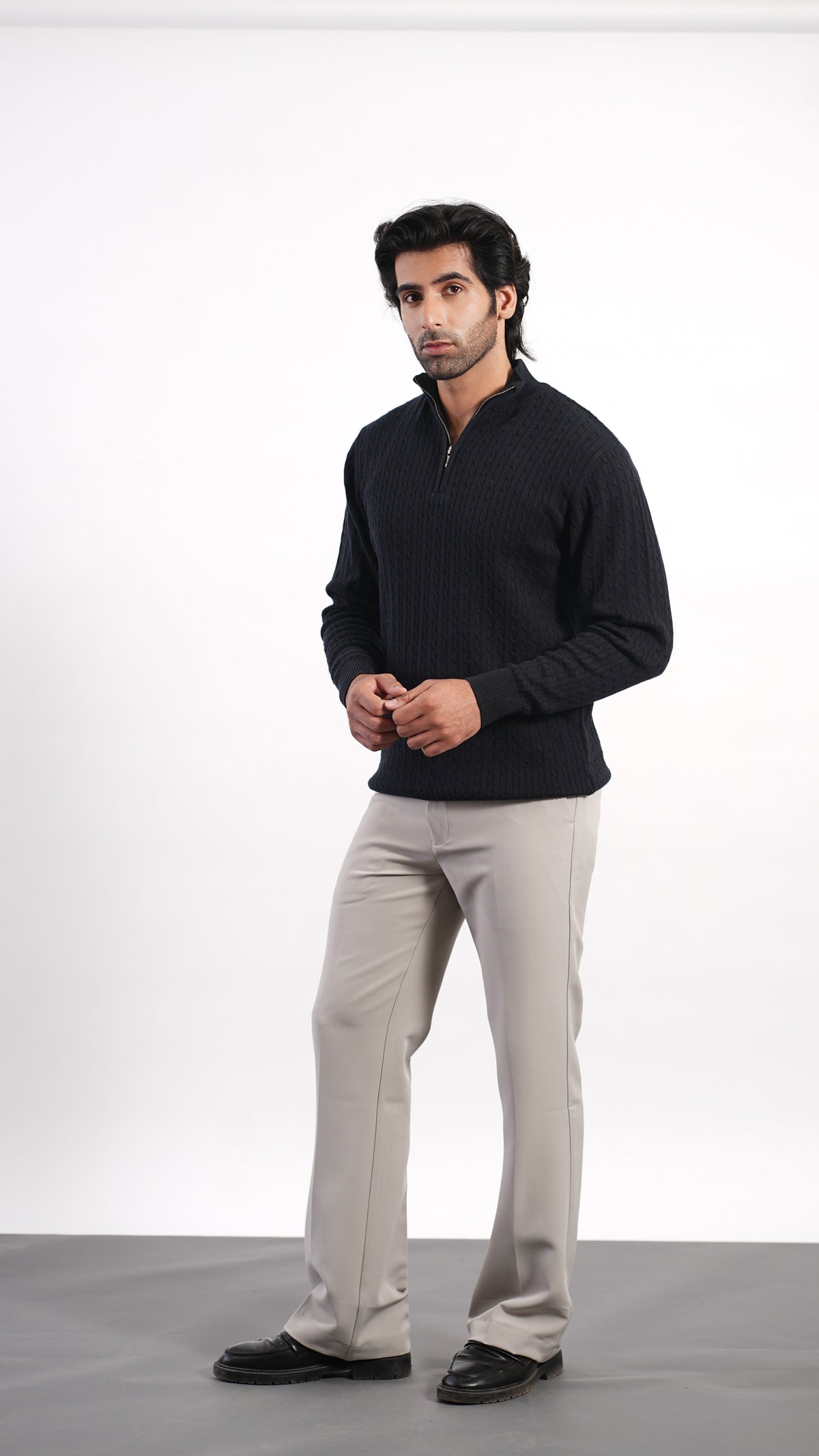 Light Grey Bootcut Pant