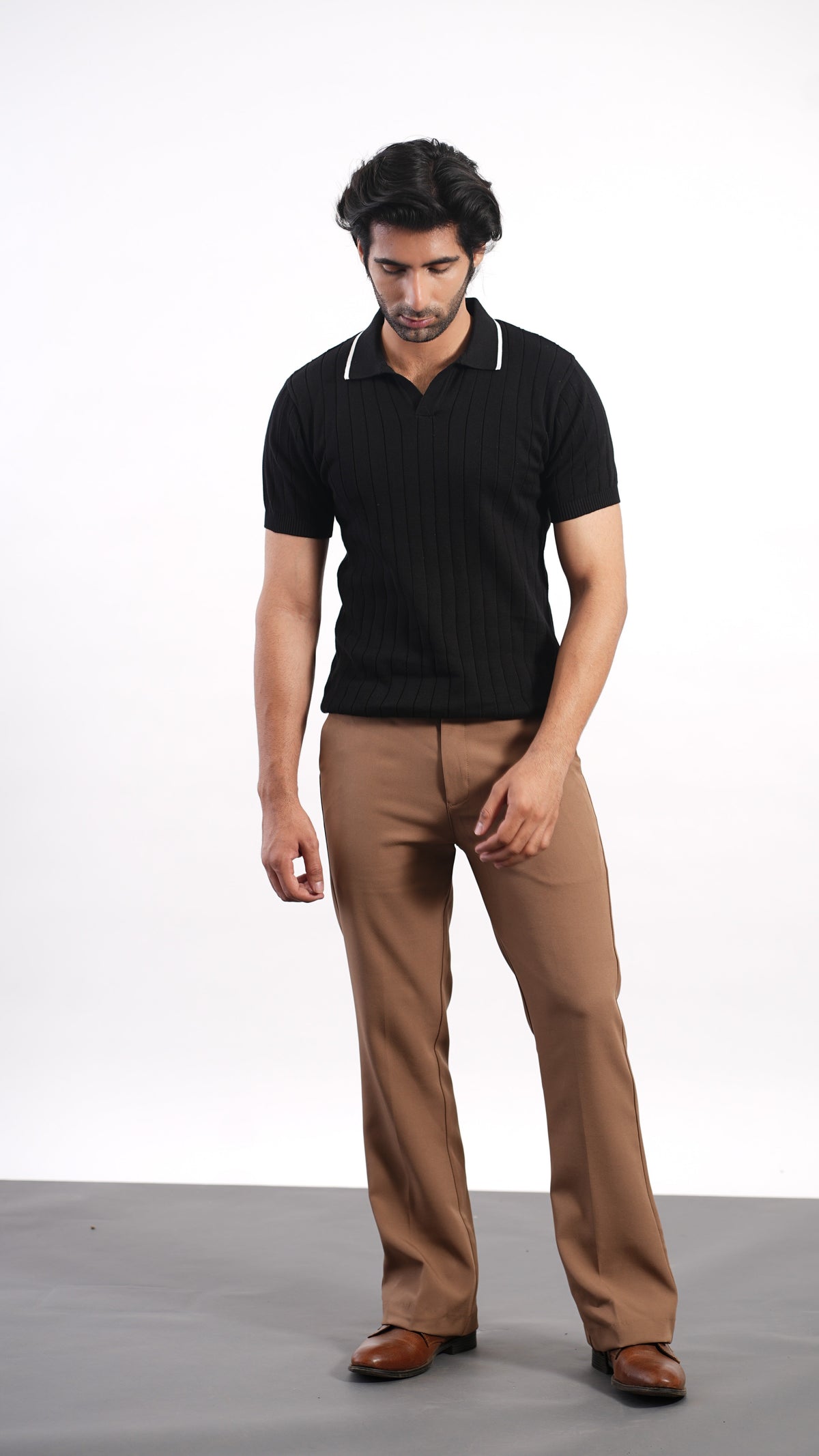 Tan Bootcut Pant