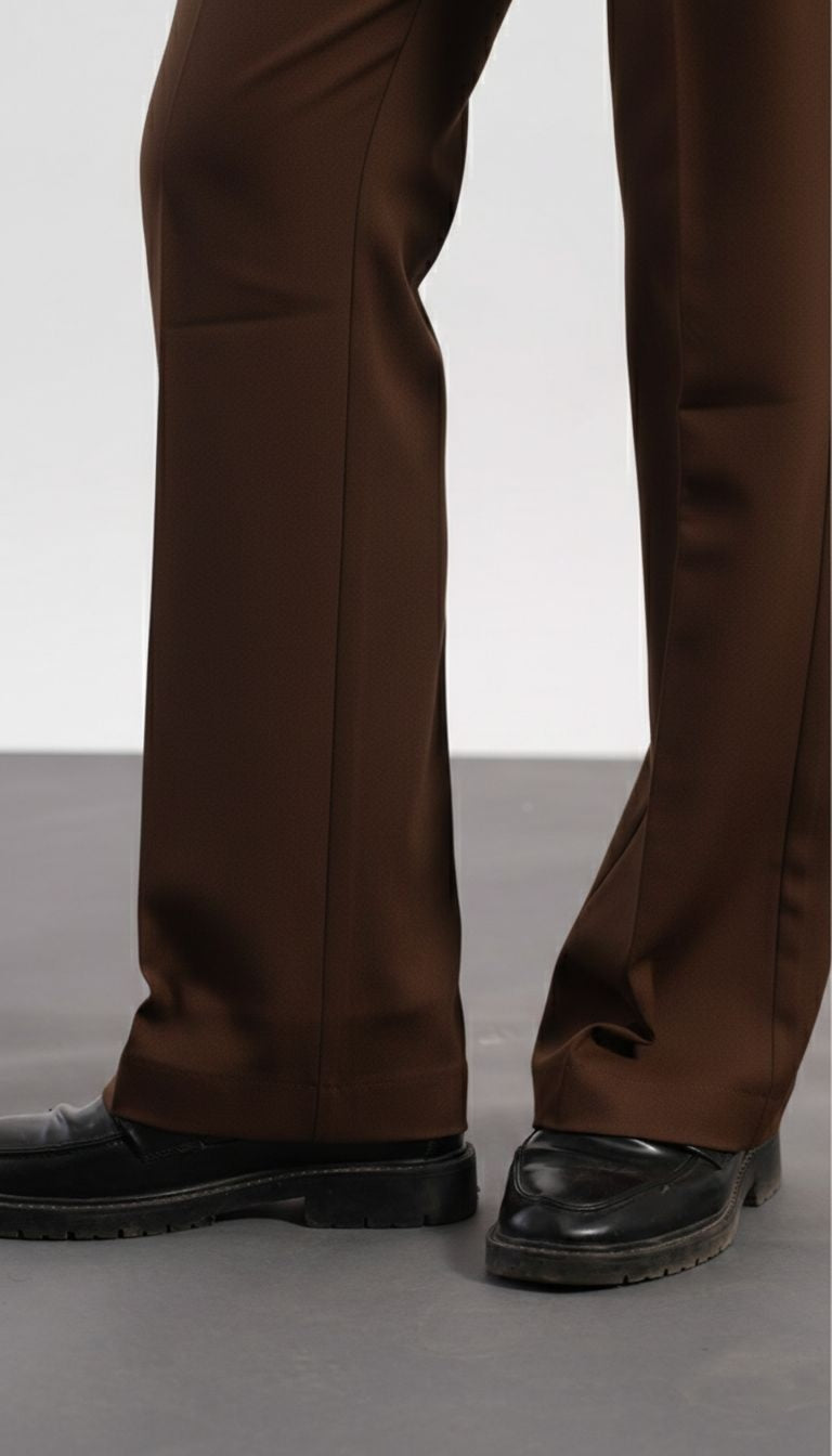 Coffee Bootcut Pant