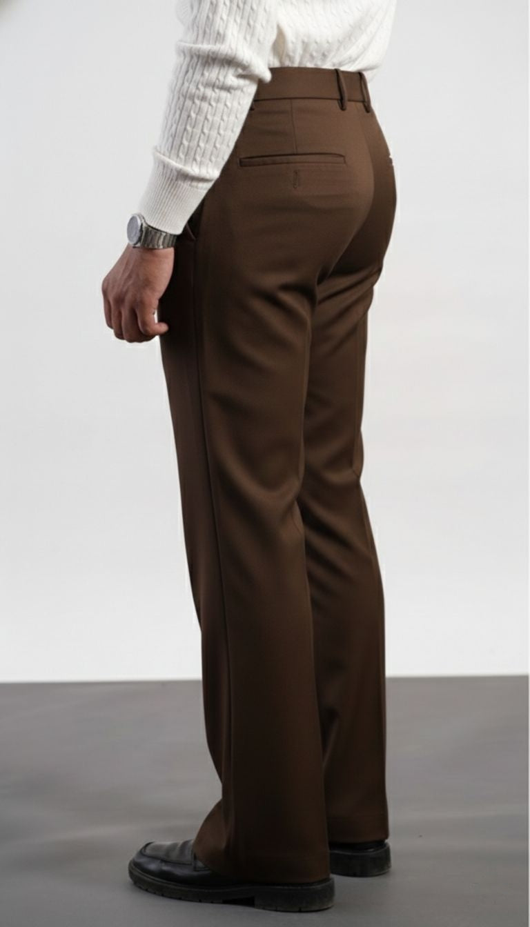 Coffee Bootcut Pant