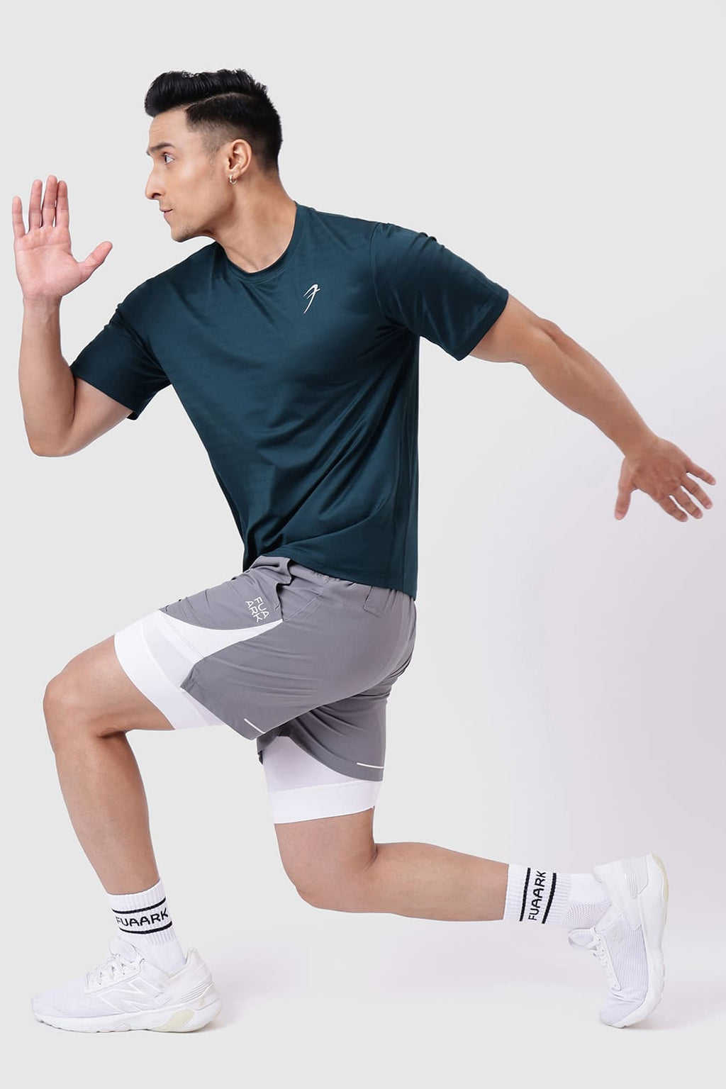 Ember Running T-shirt Bottle Green