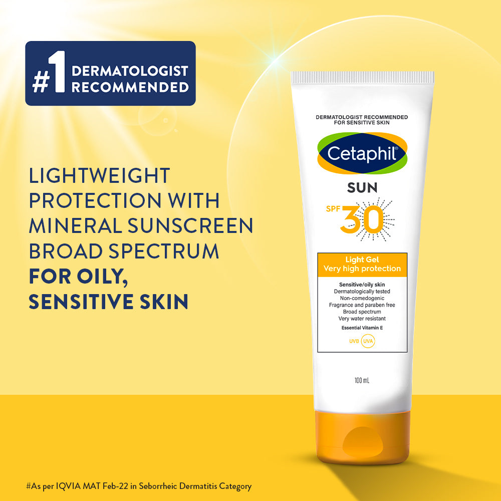 Cetaphil Sunscreen SPF 30 | Dermat recommended for Sensitive Skin