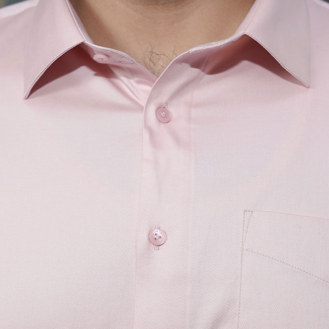 Flexi Stretch Plus Shirt in Dusty Pink