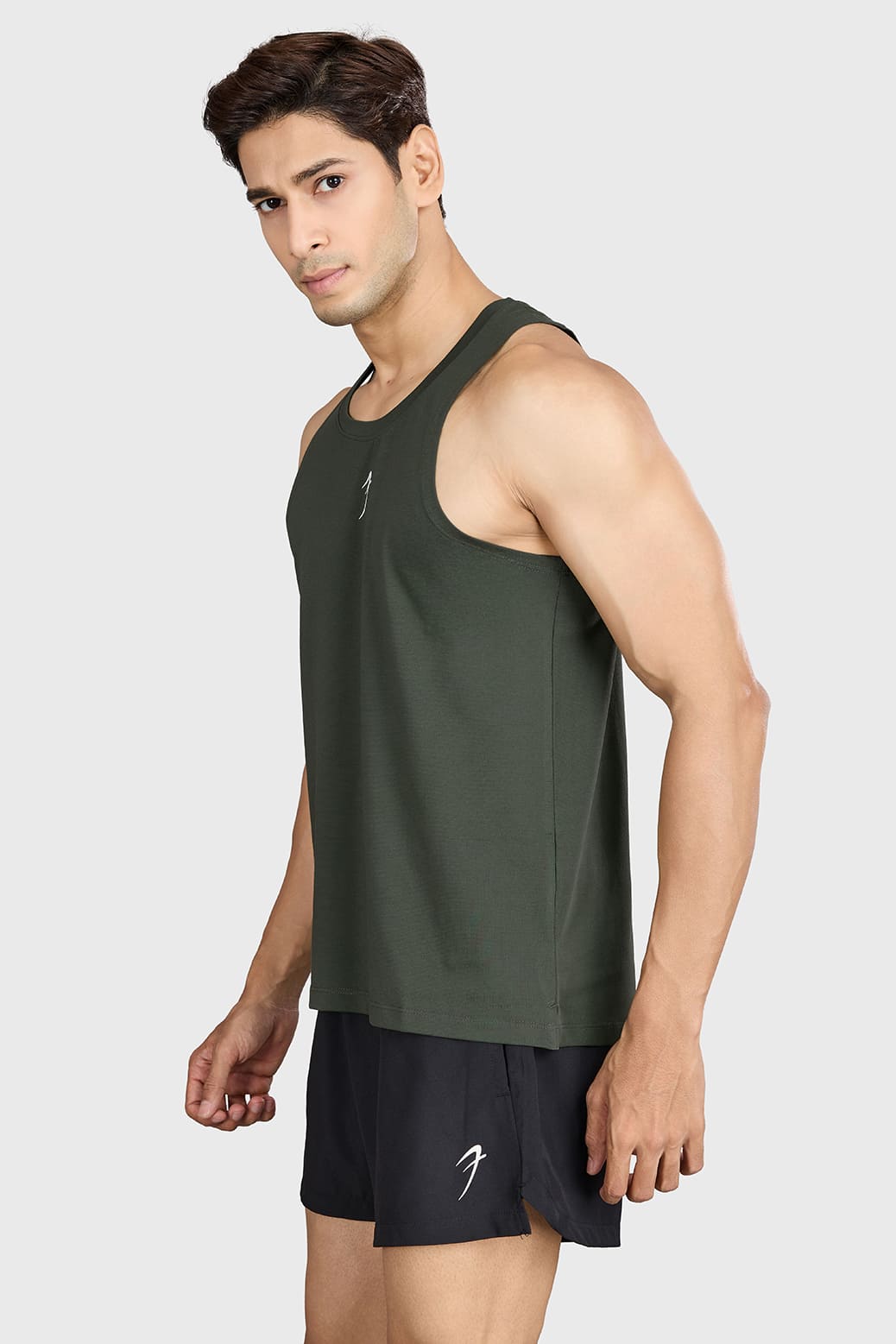 Pulse Running Tank Olive