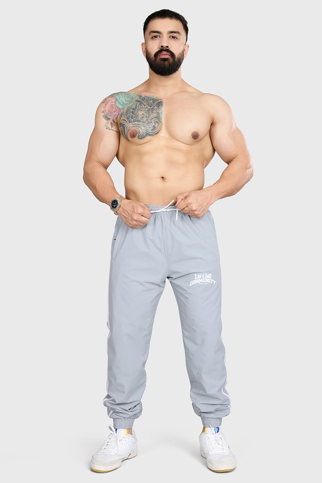 Lifting Community Joggers Light Grey