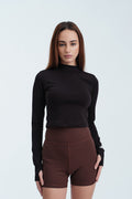 Flex Full Sleeves Crop Top CT98