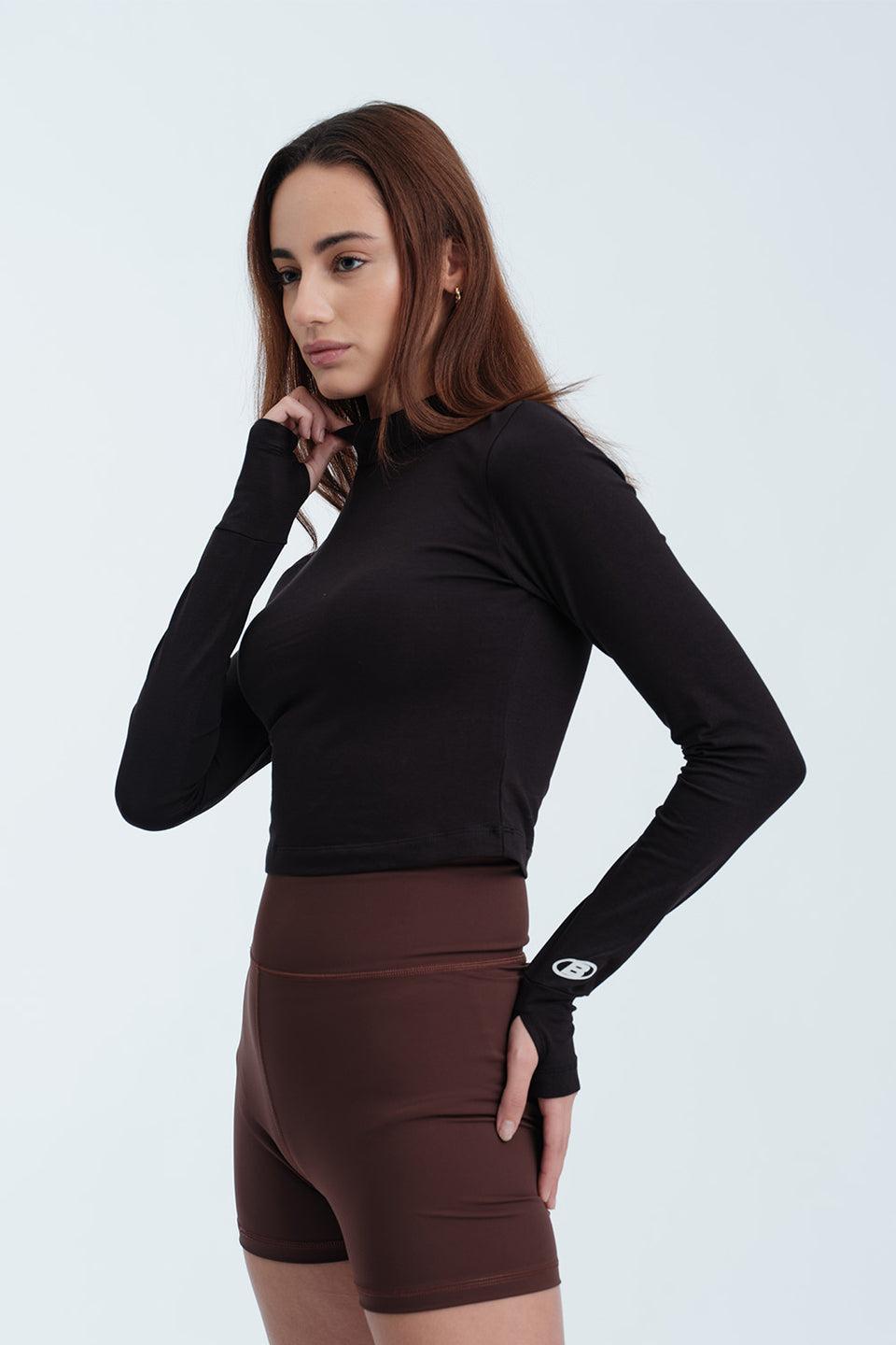 Flex Full Sleeves Crop Top CT98