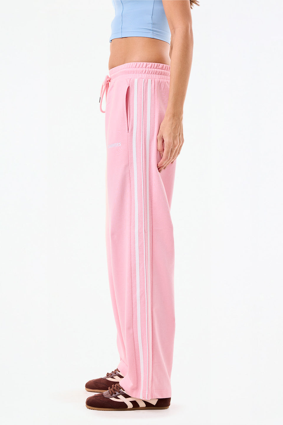Flushing Pink Trackline Joggers JG67