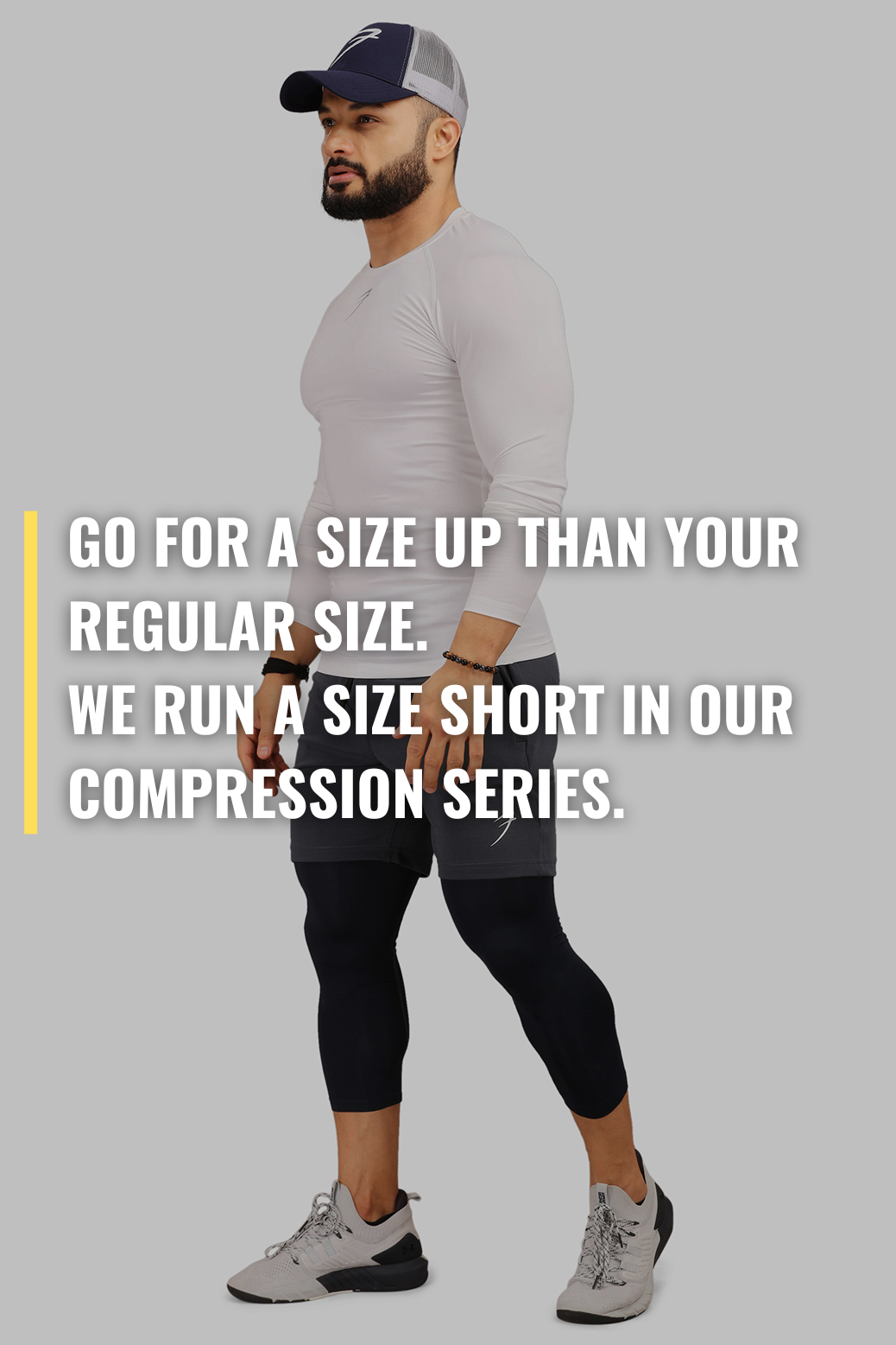 Compression Fullsleeves T-shirt White