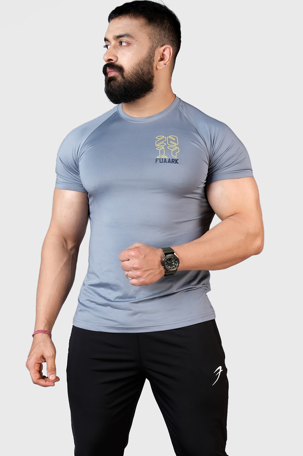 Elevate T-shirt Stone Grey