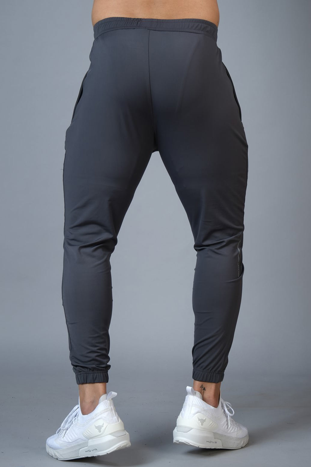 Identity Nylon Joggers Dark Grey