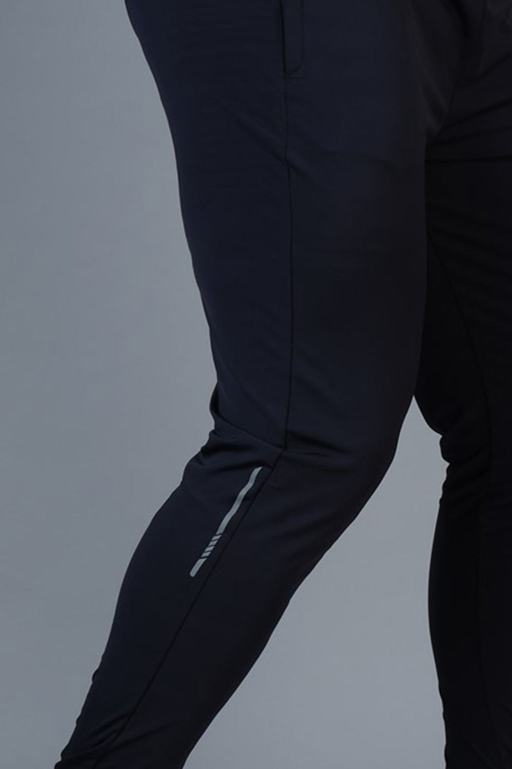 Identity Nylon Joggers Navy