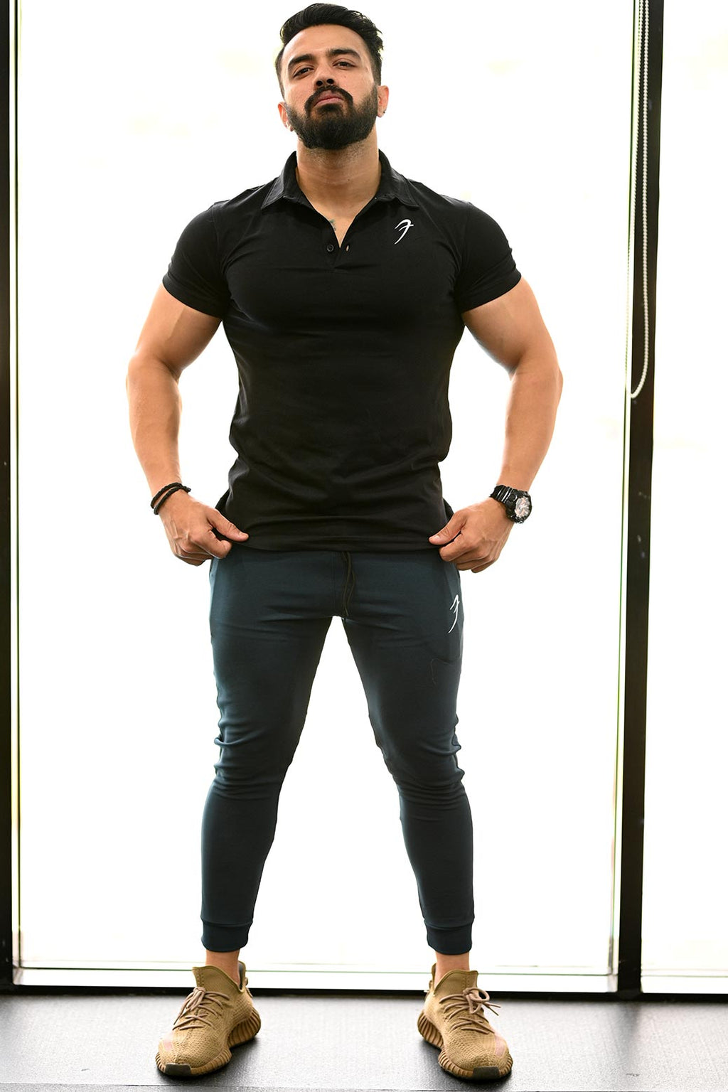 Polo T-shirt Black