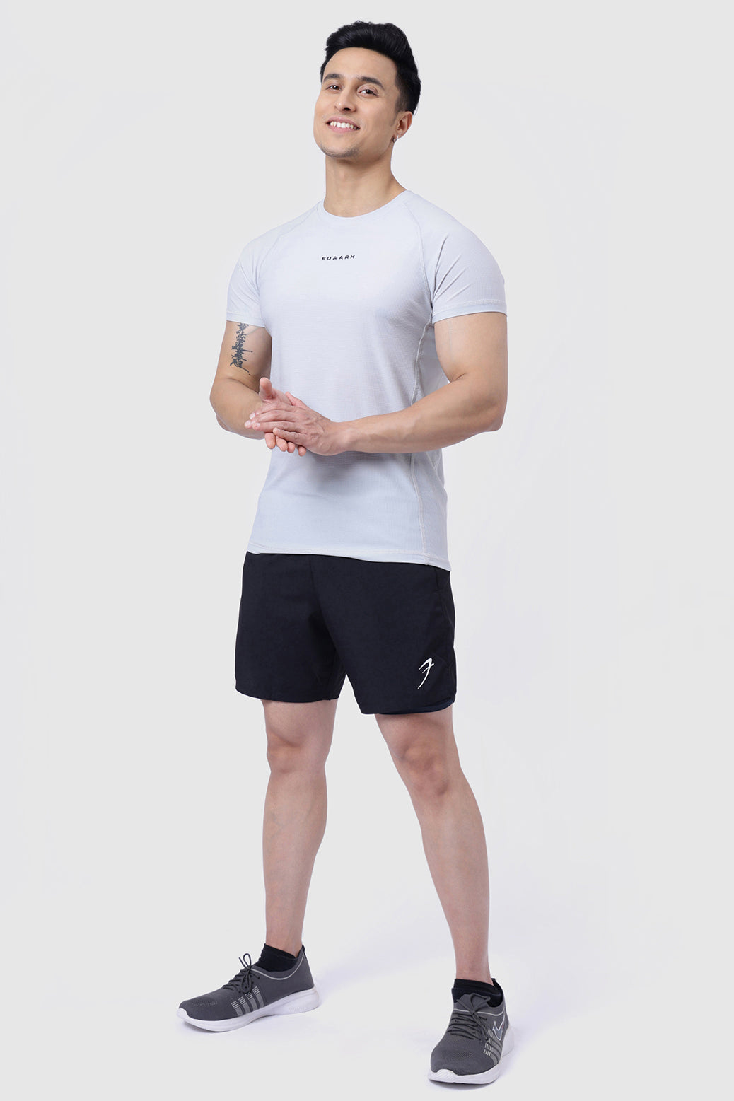 Blaze Nylon T-shirt Light Grey