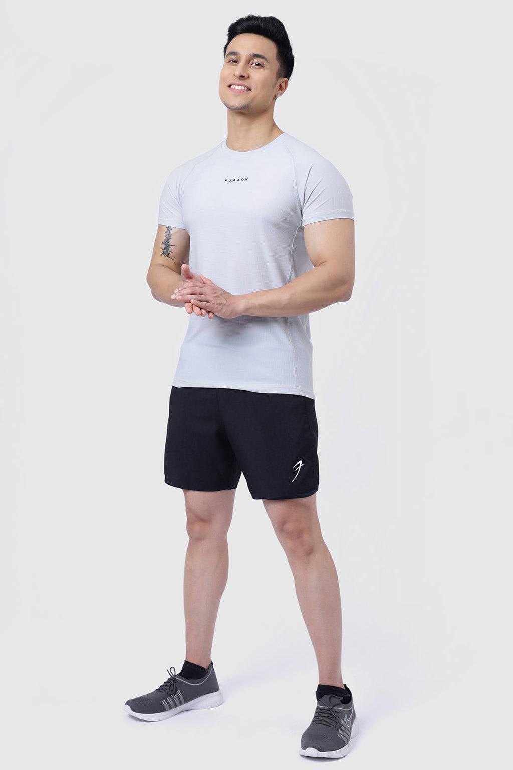 Blaze Nylon T-shirt Light Grey