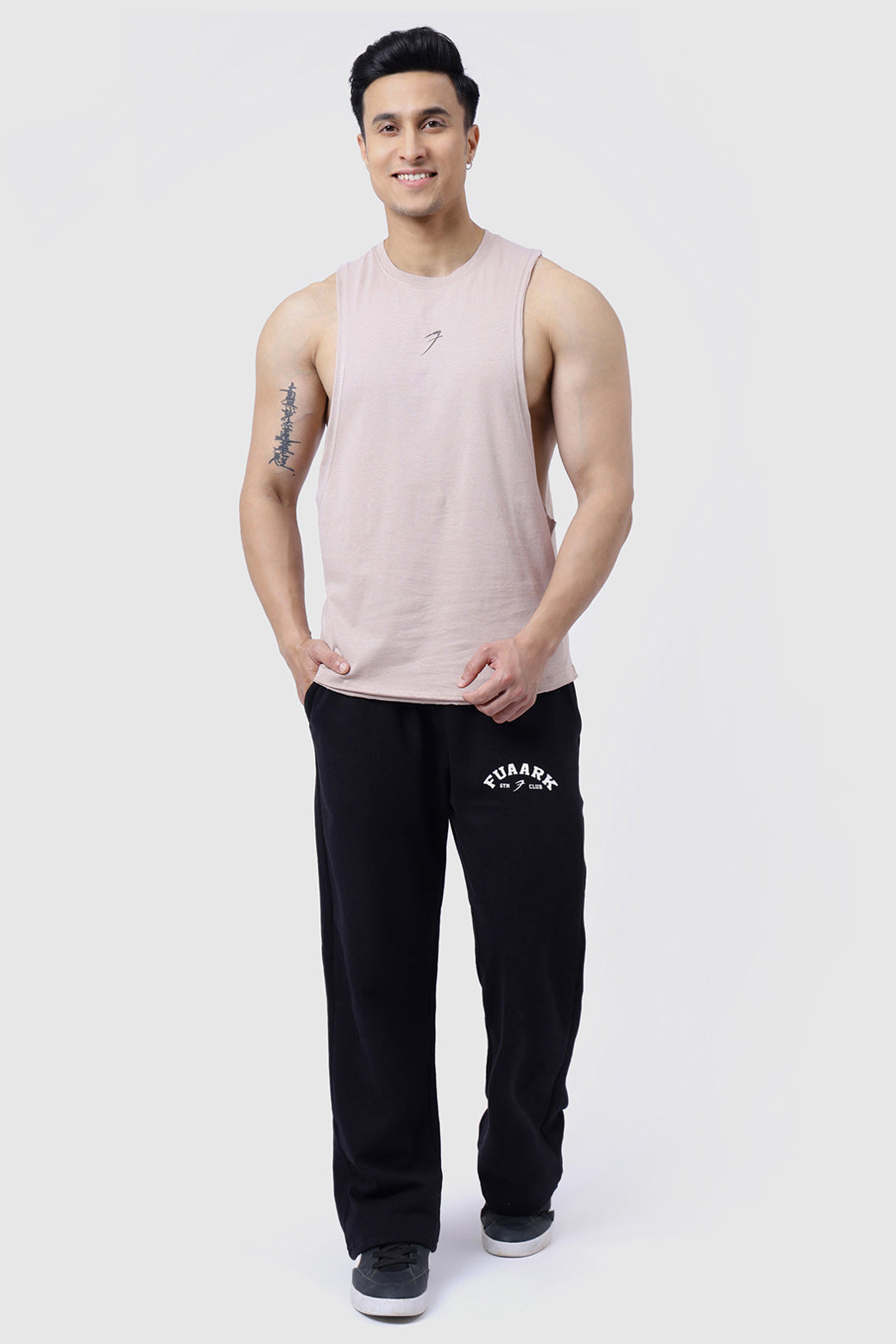 Drift Deep Arm Tank Beige