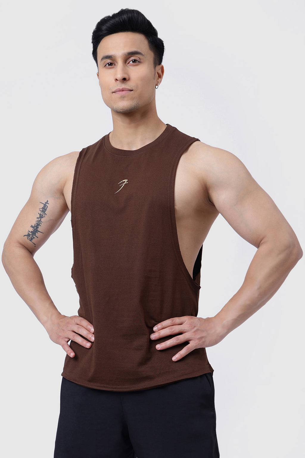 Drift Deep Arm Tank Coffee