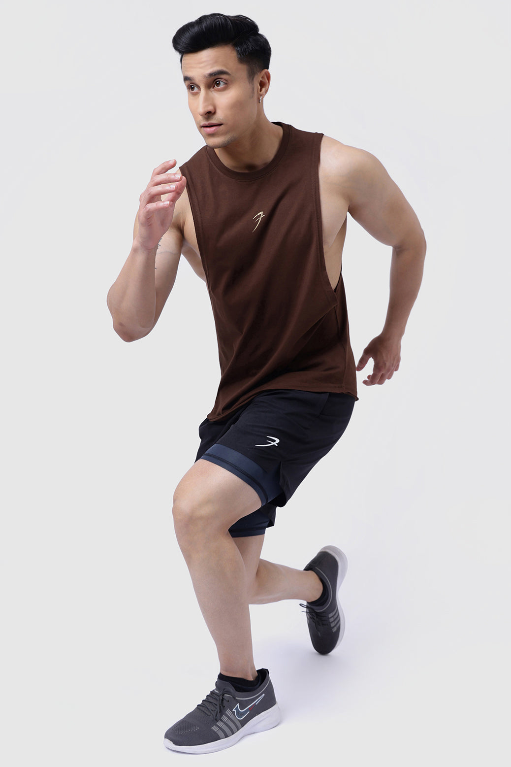 Drift Deep Arm Tank Coffee