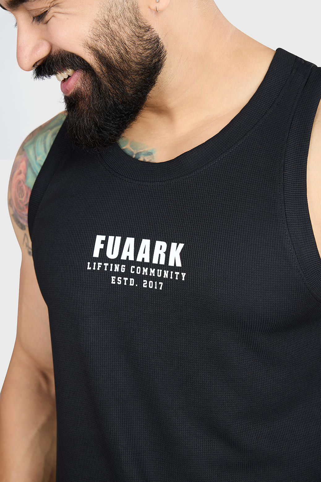 Drip Oversized Tank Black