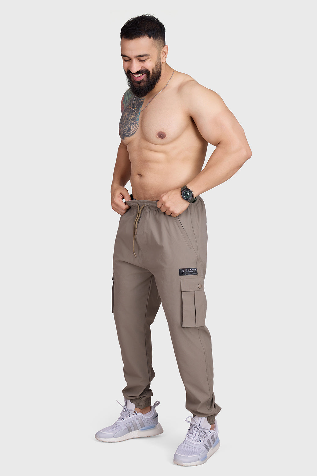 Script Cargo Joggers Brown fuaark