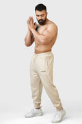 Signature Oversized Joggers Beige
