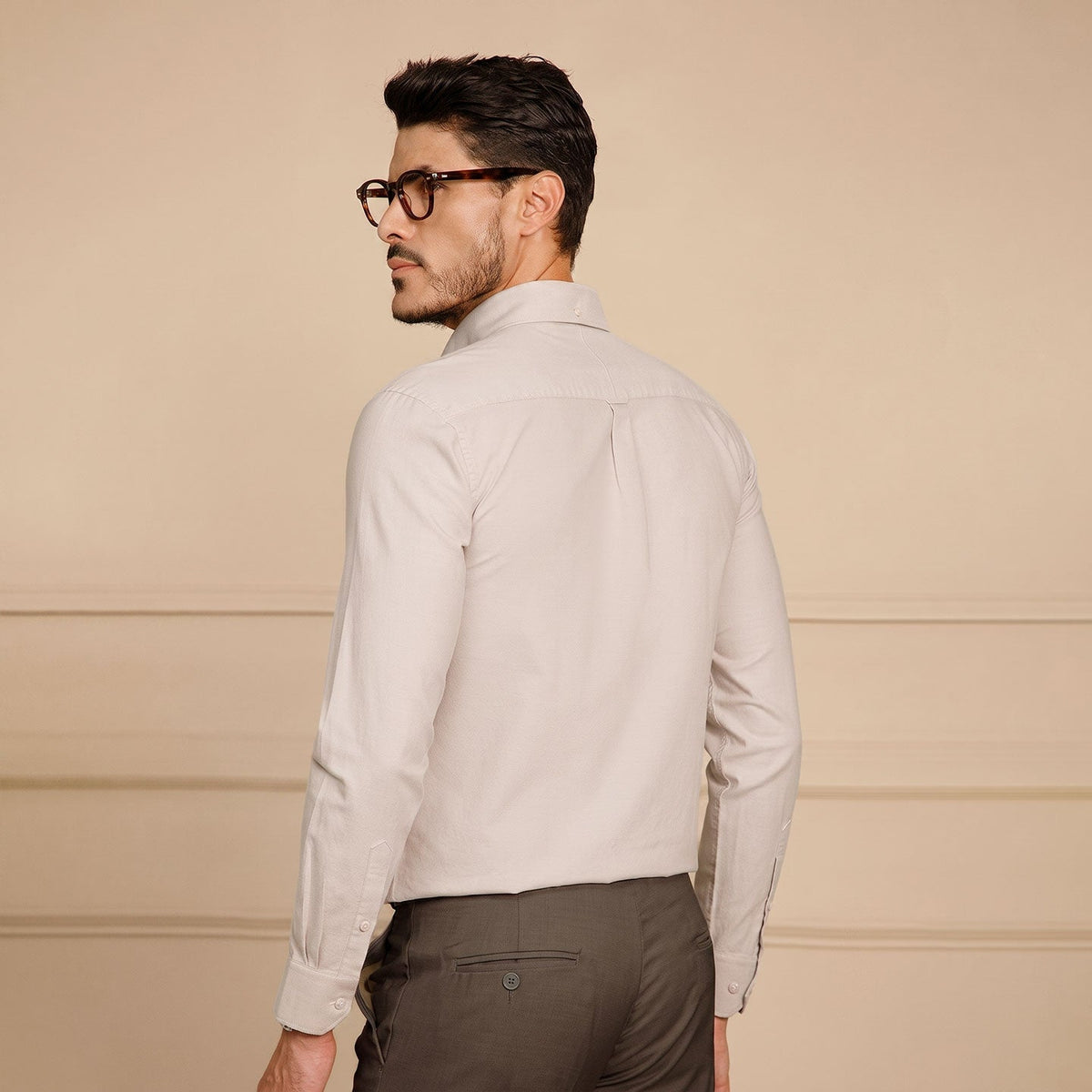 Regal Oxford Solid Shirt In Clay