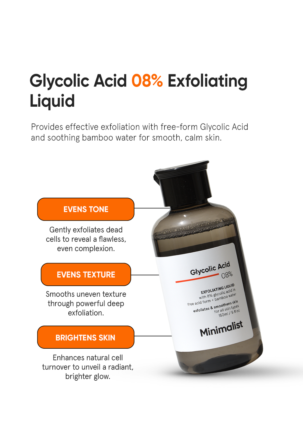 Glycolic Acid 8% Exfoliating Liquid