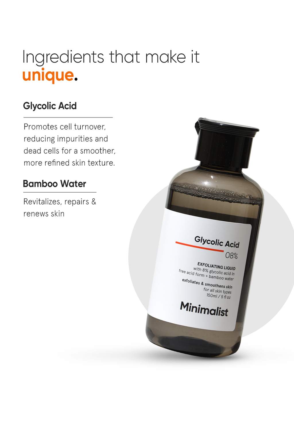 Glycolic Acid 8% Exfoliating Liquid