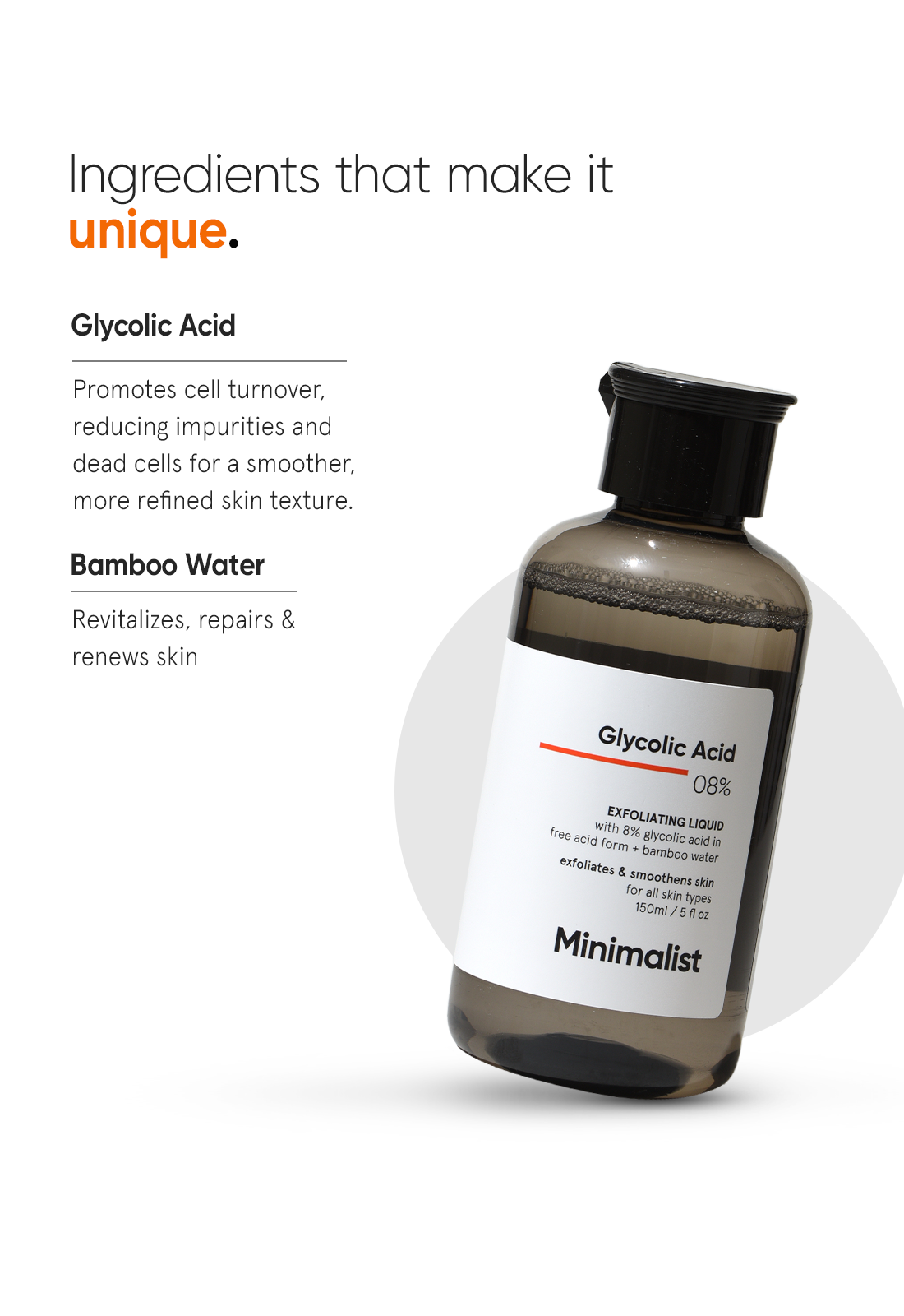 Glycolic Acid 8% Exfoliating Liquid