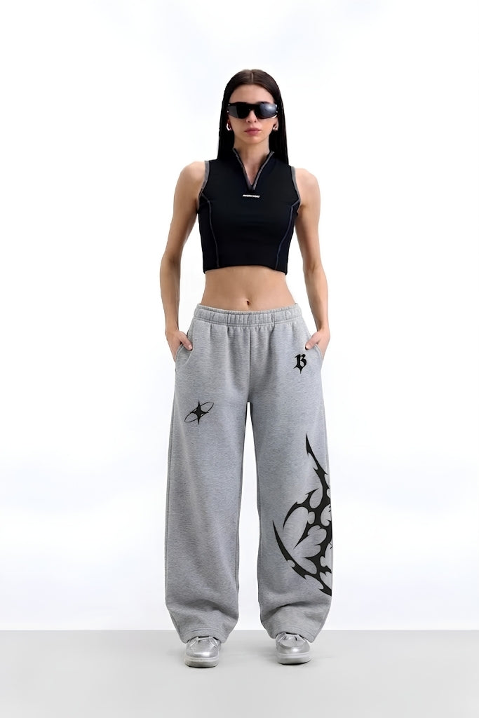 Grey Reaper Wide Leg Pants JG67