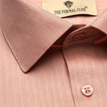 Imperial Herringbone 2 Ply Giza Shirt In Flamingo