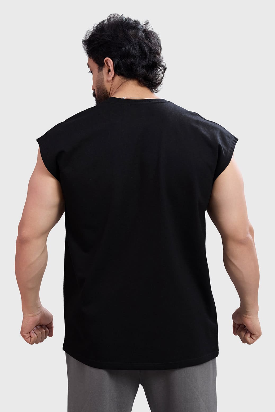 Hoonigans Capsleeves Tank Black