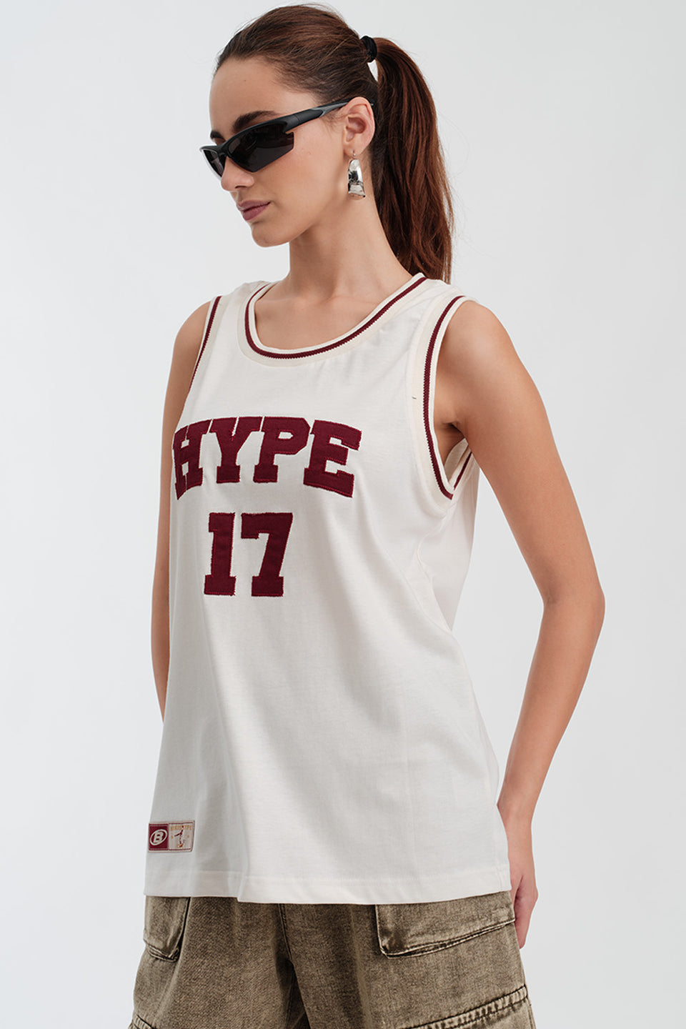 Hype 17 White Tank TT65