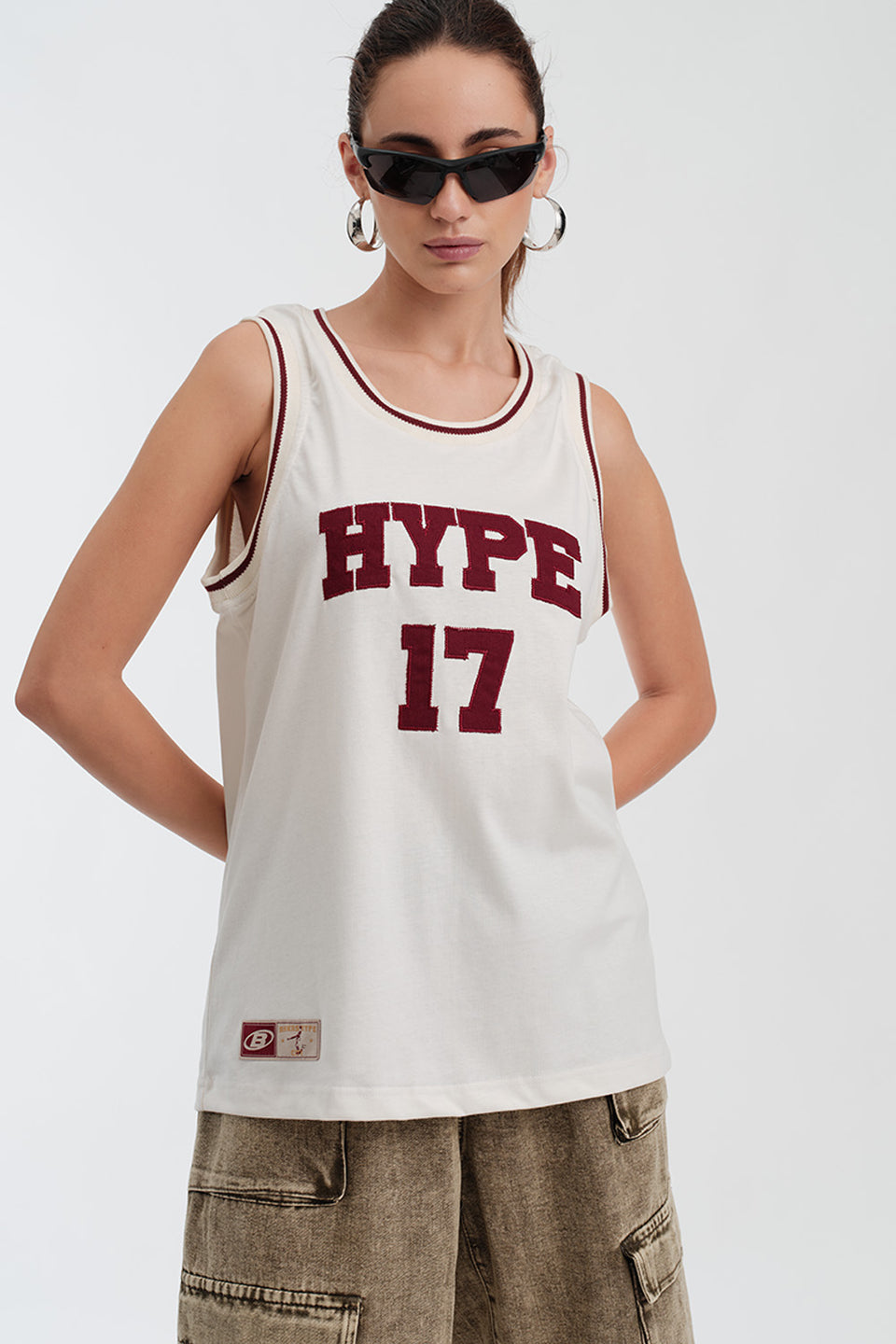 Hype 17 White Tank TT65