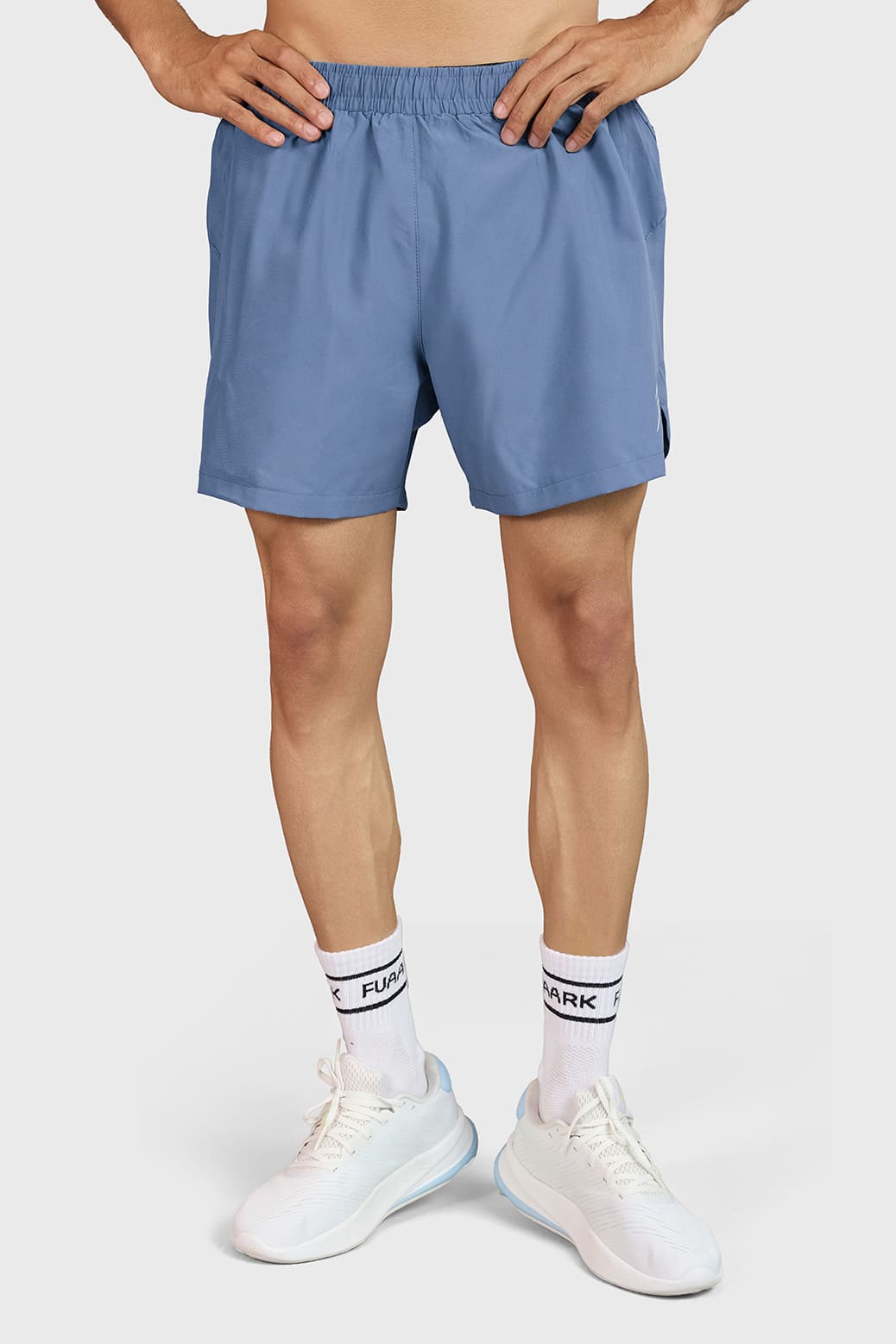 Hyper 5" Running Shorts Light Grey