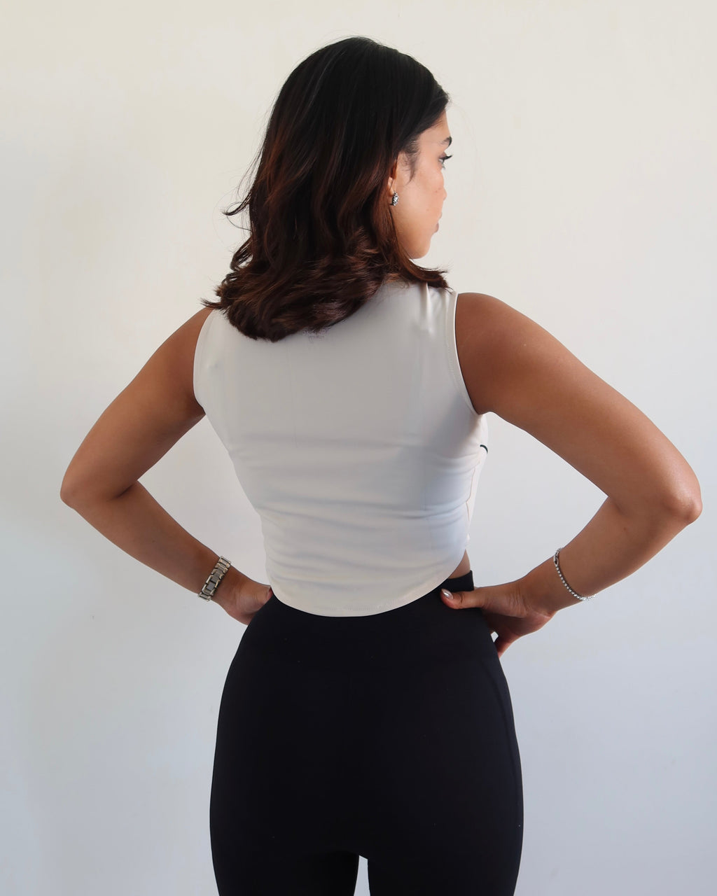 Sculpt Zip Up Top