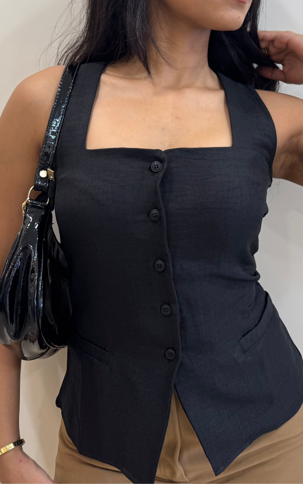 Square Neck Vest Top