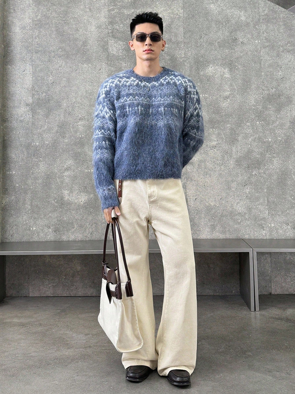 Ivory Flare Bootcut Jeans