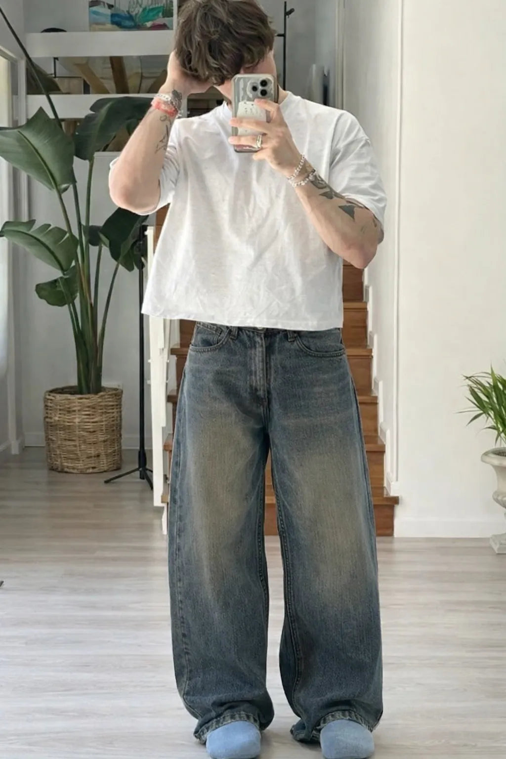 Blue Screen Super Baggy Jeans