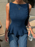 Minimalist Peplum top