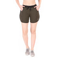 Gym & Running Shorts For Women (Olive) S54