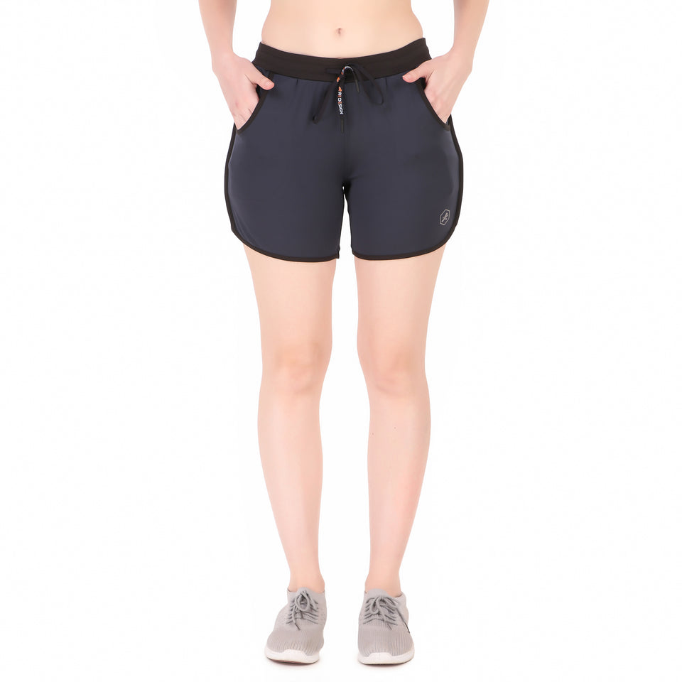 Gym & Running Shorts For Women (Navy) S54