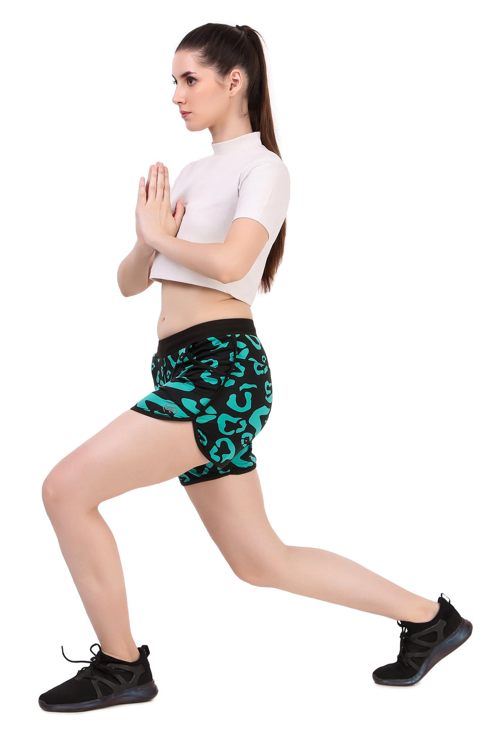Gym & Running Shorts For Women (Gradient Print) S54