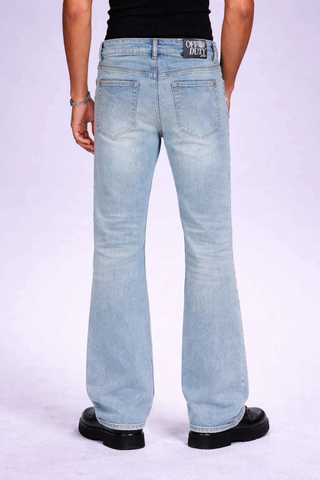 Blue Hype Wash Bootcut Jeans