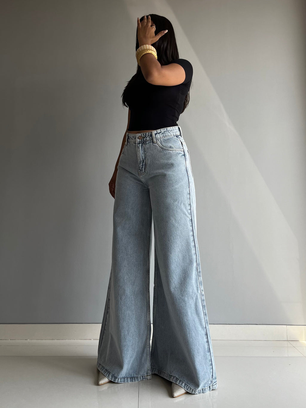 X Factor Extra Wide Leg Jeans