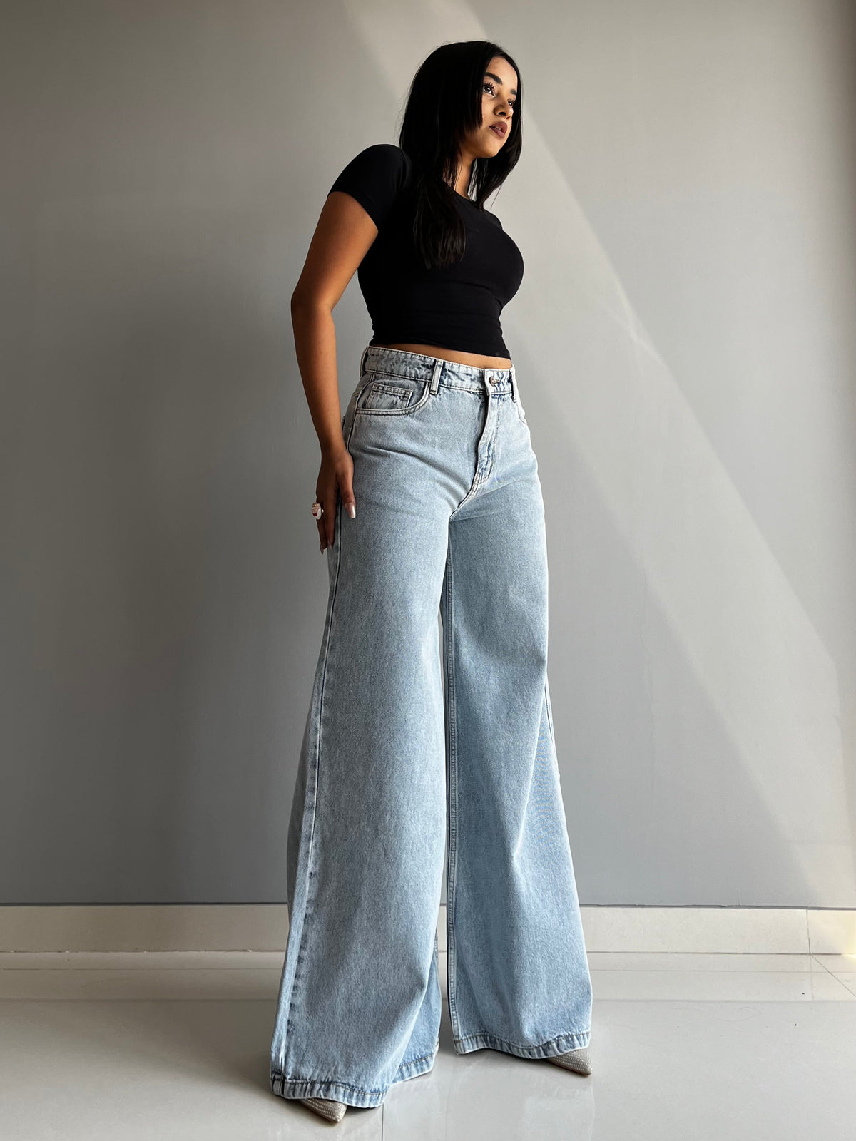 X Factor Extra Wide Leg Jeans