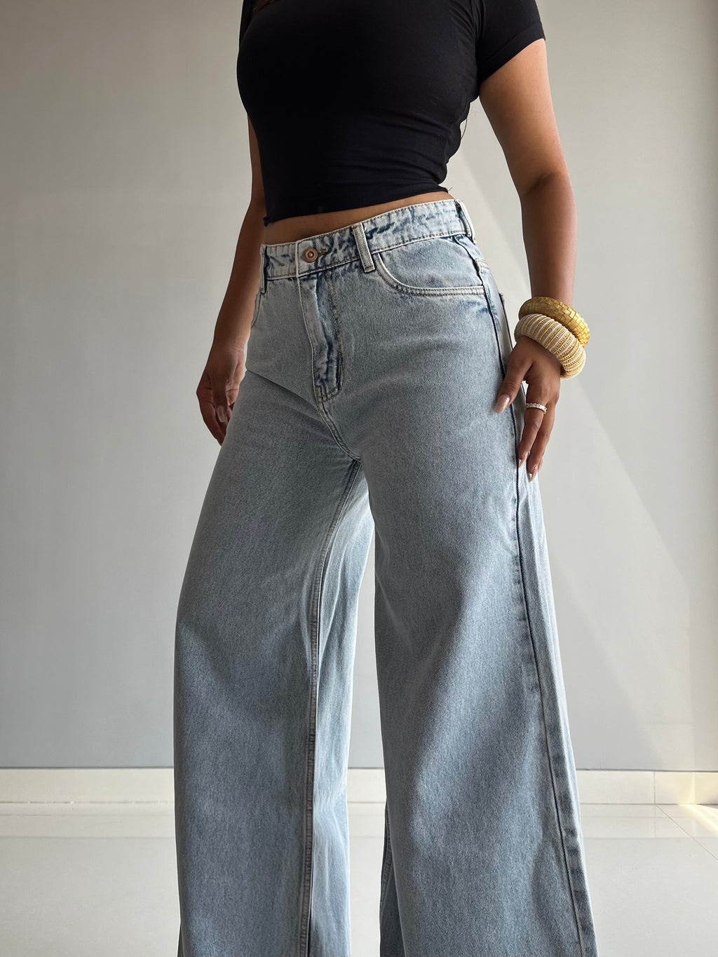 X Factor Extra Wide Leg Jeans
